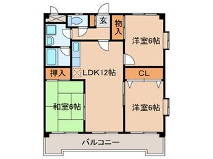 パークタウン砂原の物件間取画像